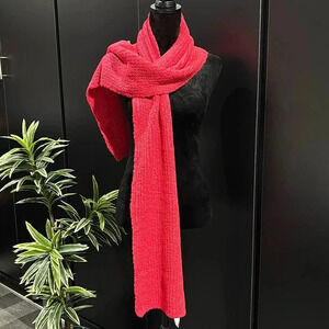 LOFT Long Knit winter scarf, warm, soft, cozy 84” total length